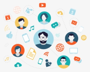 Icone Communication - Background Technology Social Media