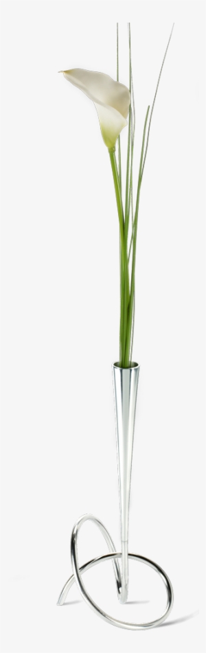Chrome Loop Vase