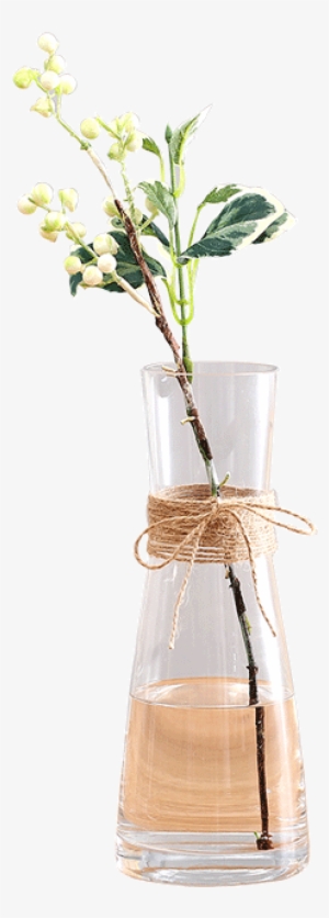 Jane European Modern Transparent Glass Dried Flower - Transparent Decoration For Table Png