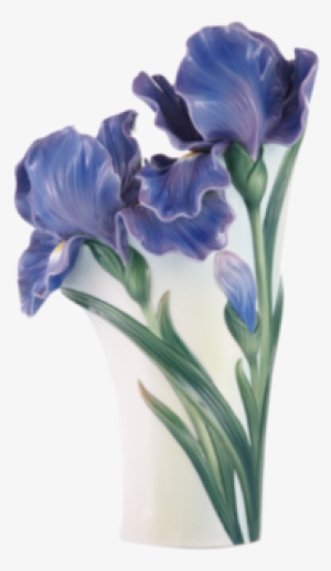 Blossoming Love-iris Vase - Franz Porcelain Blossoming Love Iris Vase
