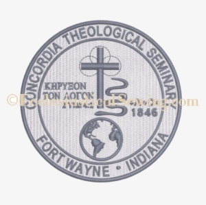 Cts Theological Logo Machine Embroidery Design - Design