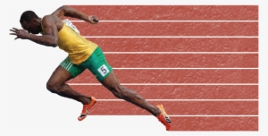 Every Country's Fastest Man In One Race - Usain Bolt Running Transparent