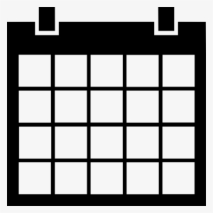 Empty Calendar Rubber Stamp - Date Picker Icon Png