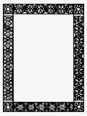 Frames,black And - Islamic Borders Black And White