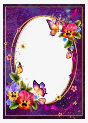 Beautiful Bright Day With Charming Pansies - Diwali Photo Frames Hd