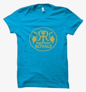 Rajasthan Royals -half Sleeve Sky Blue - T Shirt