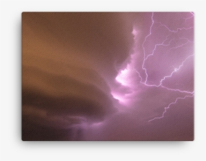 Supercell Wrapped In Lighting Canvas - Lightning
