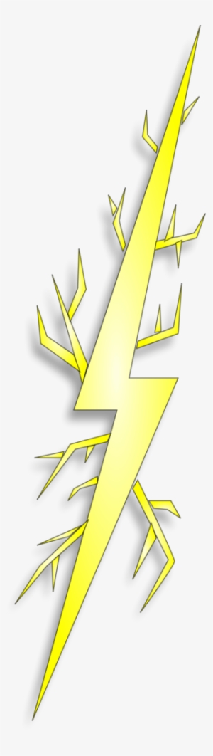 Yellow Lightning Electricity Bolt Thunder Lightning - Lightning Bolt Clipart