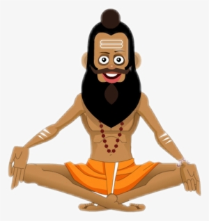 Png Yoga Yogi Yogapose Yogafun - Sadhu Vector Gif