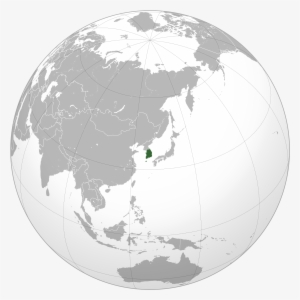 Large Location Map Of South Korea - South Korea Globe Map
