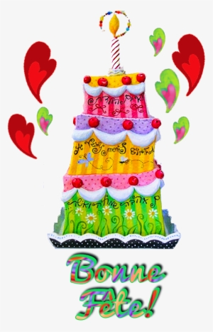 Feta, Birthday Cards, Happy Birthday, Happy Name Day, - Bonne Fête Gâteau