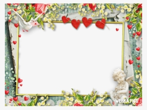 zaterdag Claire procent Webka Photo Frames Online App For Free - Romantic Photo Frame Transparent  PNG - 2048x1536 - Free Download on NicePNG