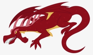 Crystal Vector Red Maroon Background - My Little Pony Red Dragon