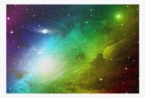 Stars Of A Planet And Galaxy In A Free Space Poster - Nebula