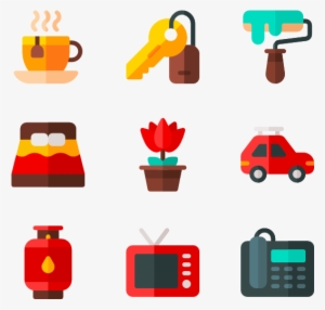 Home & Living 50 Icons - Portable Network Graphics