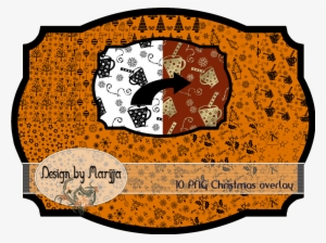 ~~10 Png Christmas Pattern Overlay - Carddass