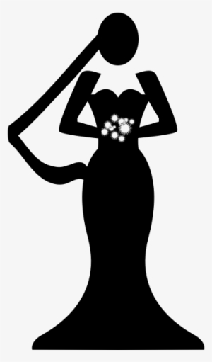 Silhouette Bride Icon Png