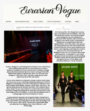 Eurasion Vogue Website - Website