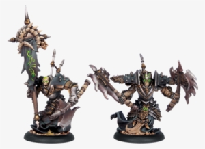 Bane Thrall Officer And Standard Bearer - Cryx Bane Thrall Officer & Standard Bearer