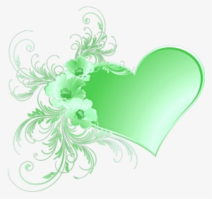 Mq Swirl Swirls Green Heart Hearts Love - My Niece In Heaven