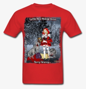 Vamp Little Red Riding Hood Men's Tee By Enforcer Designs - T-shirt