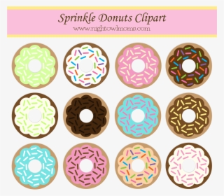 Now Go Eat A Donut - Sprinkle Donut Clip Art