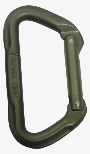 Omega Pacific® 7000 Series Tactical D Carabiner - Omega Pacific 433255 Omega Pacific Tactical D Black