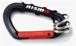 Genuine Nismo Plastic Carabiner Key Chain Keychain - Nismo Carabiner Clip Keychain Key Holder Key Ring Black/red