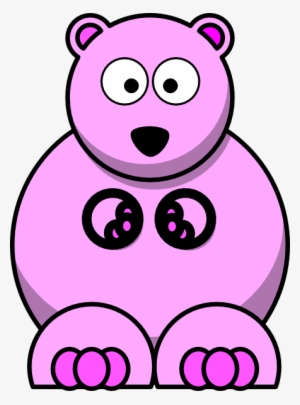 Pink Teddy Bear Clip Art At Clker - Baby Polar Bear Drawings