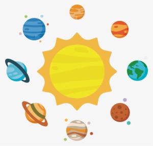 Solar System Planet Clip Art - Solar System Planets Clipart