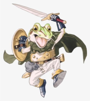 Frog As He Appears For The Super Nintendo Version - Chrono Trigger Characters Artwork