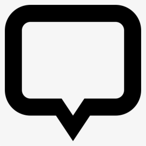 Speech Bubble Center - Font Awesome Comment Icon