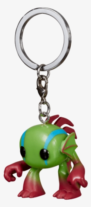 Standing At Tall, This Stylized Keychain Murloc Can - Keychain