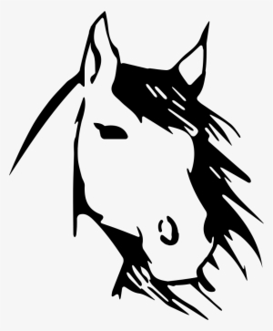 Horse Face Front View Sketch Comments - Horse Outline Face