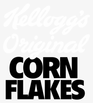 Kellogg's Original Corn Flakes Logo Black And White - Kellogg's Corn Flakes Logo Png