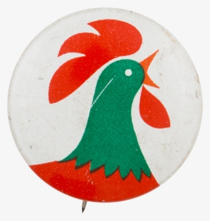 Kellogg's Corn Flakes Rooster Advertising Button Museum - Circle