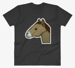 Men's Emoji V Neck - T-shirt