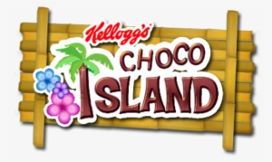 coco krispies "choco island" logo design - kellogg's