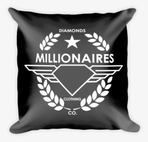 Diamonds & Millionaires Wings Logo Pillow