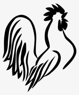 Similiar Angry Rooster Clip Art Black White Keywords - Rooster Clip Art Black White