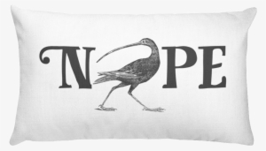 Nope Pillow - Effin Birds