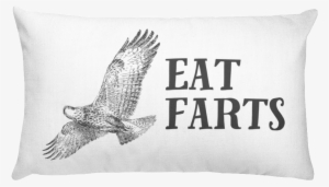 Eat Farts Pillow - Effin Birds Eat Farts