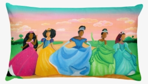 Black Princesses Pillow - Princess