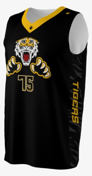 Tigers Custom Dye Sublimated Basketball Uniform - Crest
