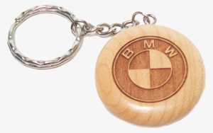 Maple Round Keychain - Cool Wooden Keychains