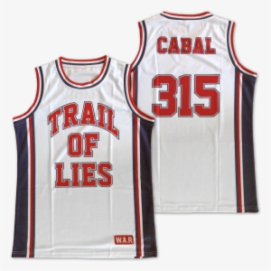 Image Of Trail Of Lies X Cabal 315 Basketball Jersey - Basketball