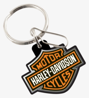 Harley-davidson® Logo Pvc Key Chain - Key Chain Pvc Png