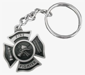 Pewter Fire Fighter Badge Shape Medal With Ladder And