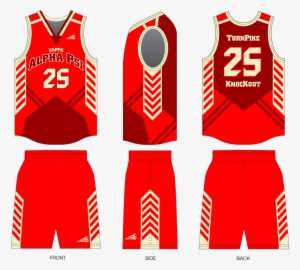 Kappa Alpha Psi Custom Modern Basketball Jerseys - Basketball Jersey Side Design