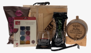 Oak Wine Barrel Gift Set